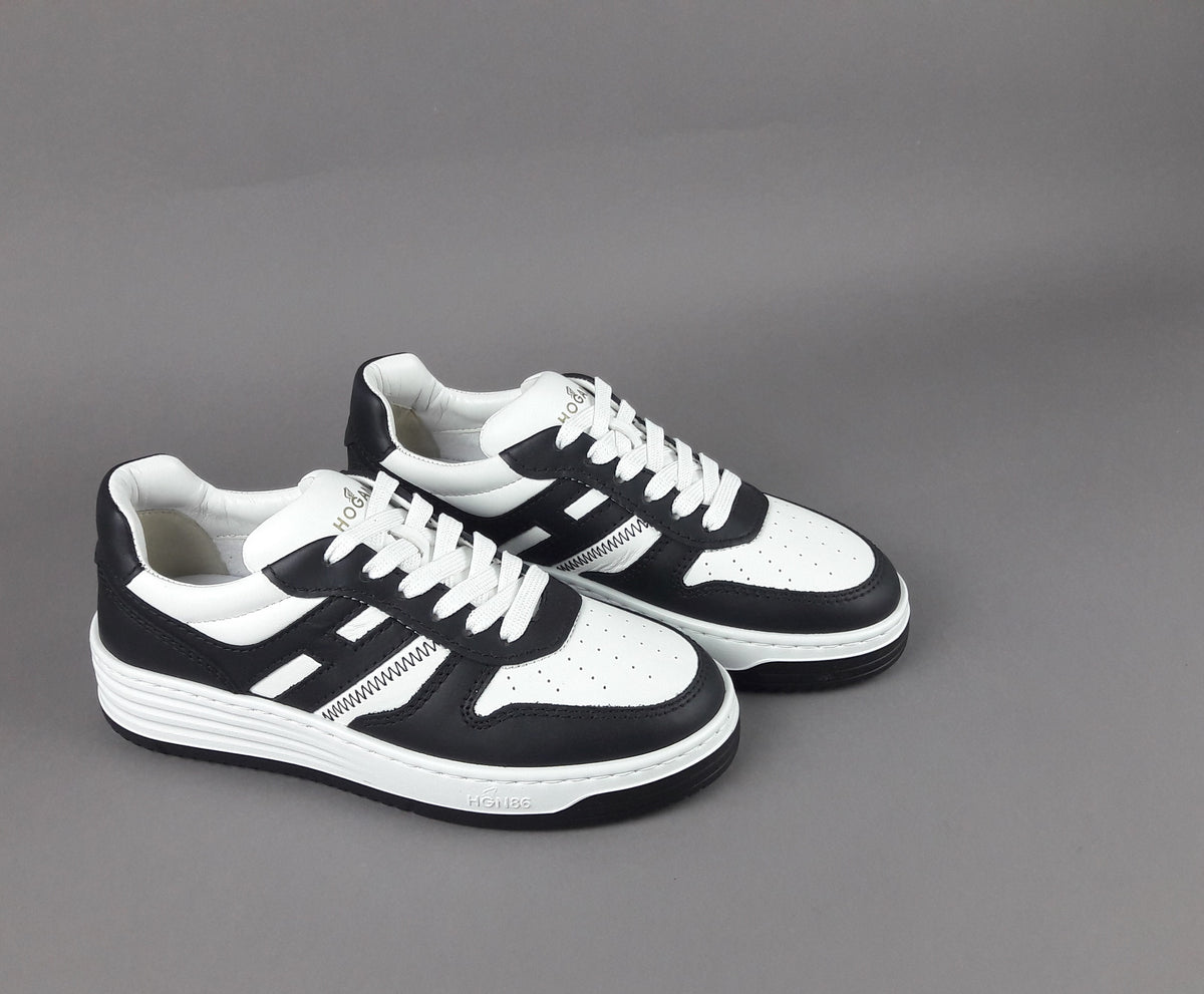 Hogan Sneakers Donna H630 Pelle Nero/Bianco
