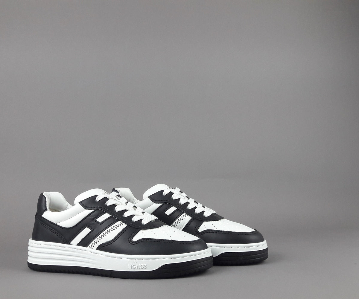 Hogan Sneakers Donna H630 Pelle Nero/Bianco