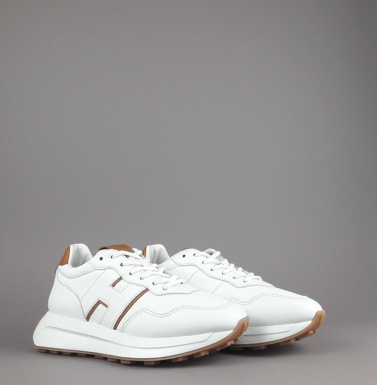 Hogan Sneakers Donna H641 Pelle Bianco
