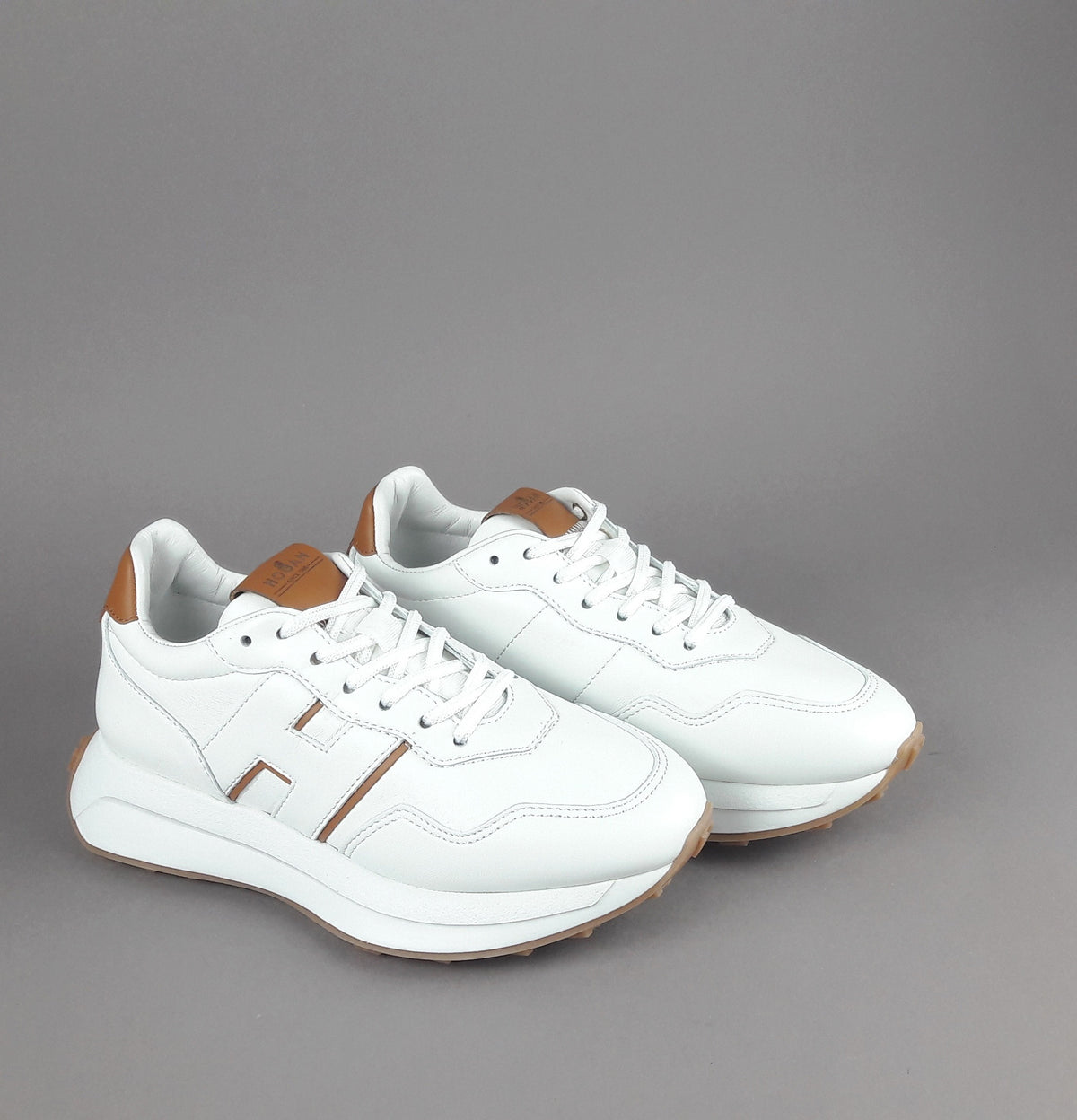 Hogan Sneakers Donna H641 Pelle Bianco