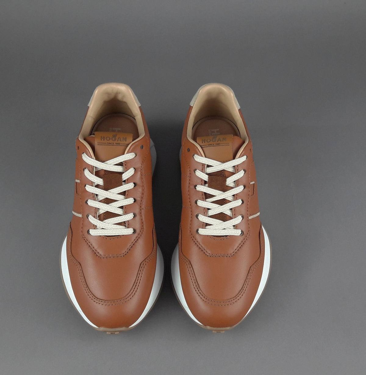 Hogan Sneakers Donna H641 Pelle Cuoio H Pelle