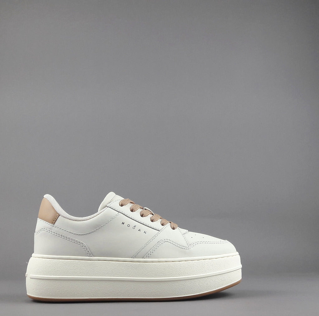 Hogan Sneakers Donna H670 Pelle Avorio