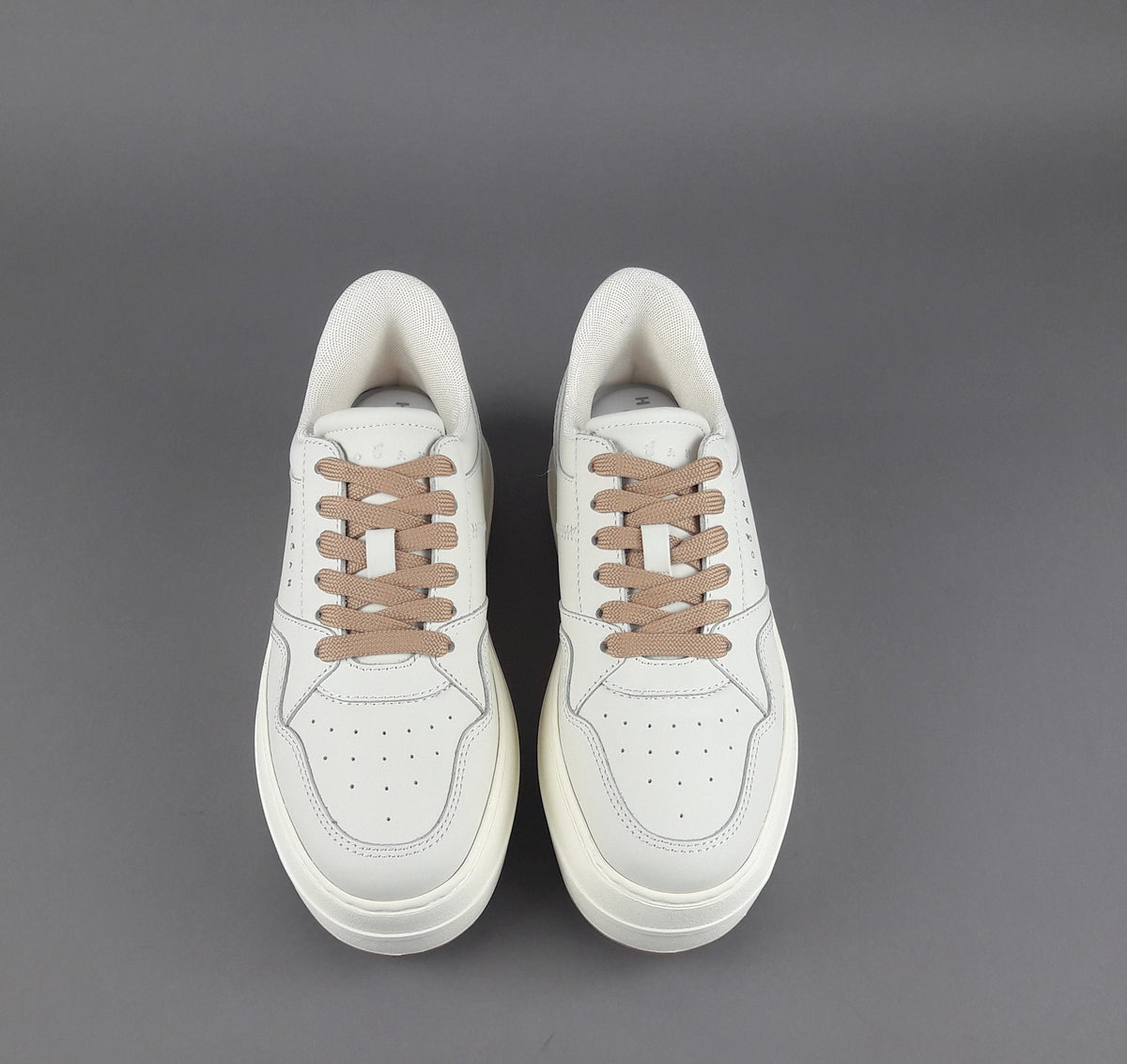 Hogan Sneakers Donna H670 Pelle Avorio