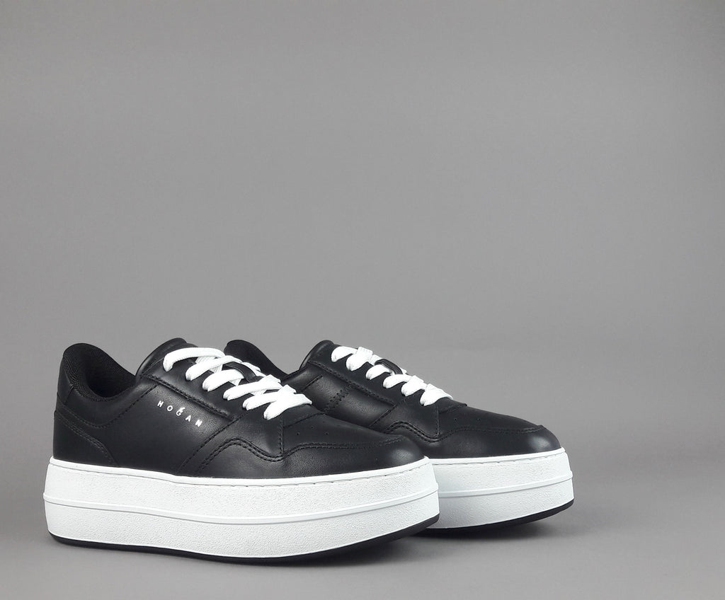 Hogan Sneakers Donna H670 Pelle Nero