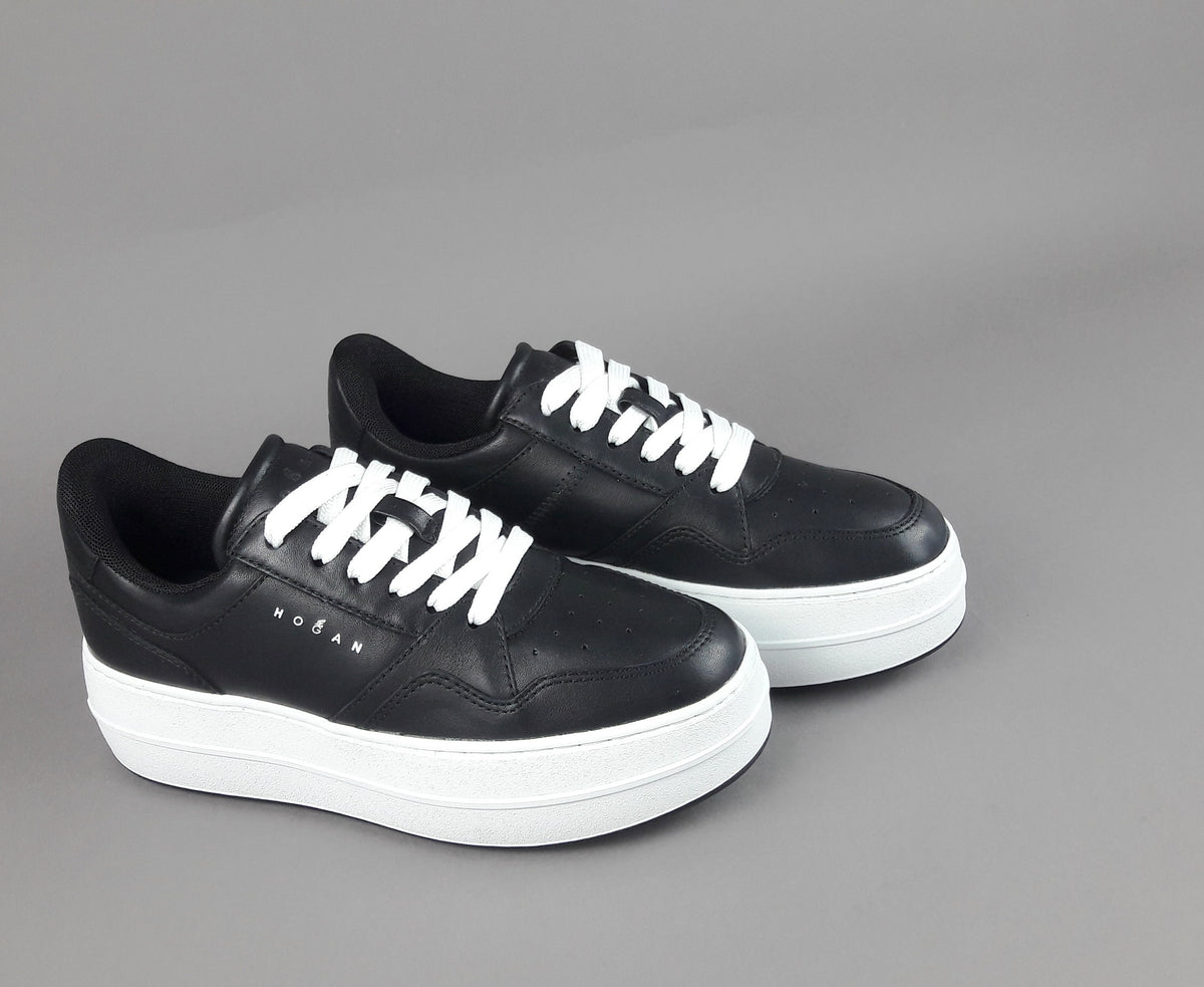 Hogan Sneakers Donna H670 Pelle Nero