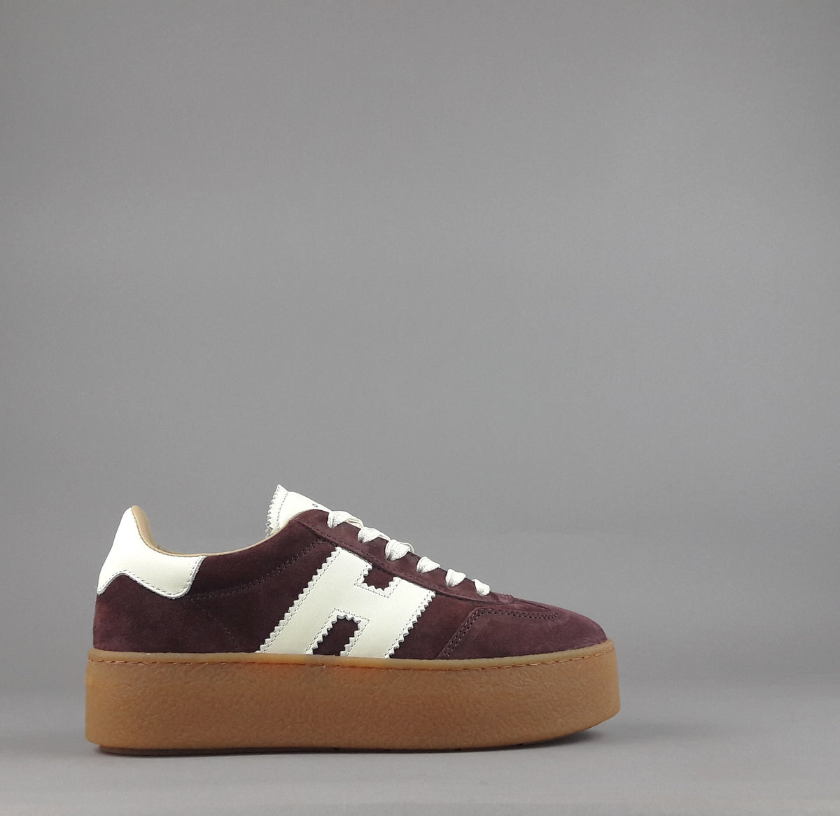Hogan Sneakers Donna H698 Camoscio Bordeaux