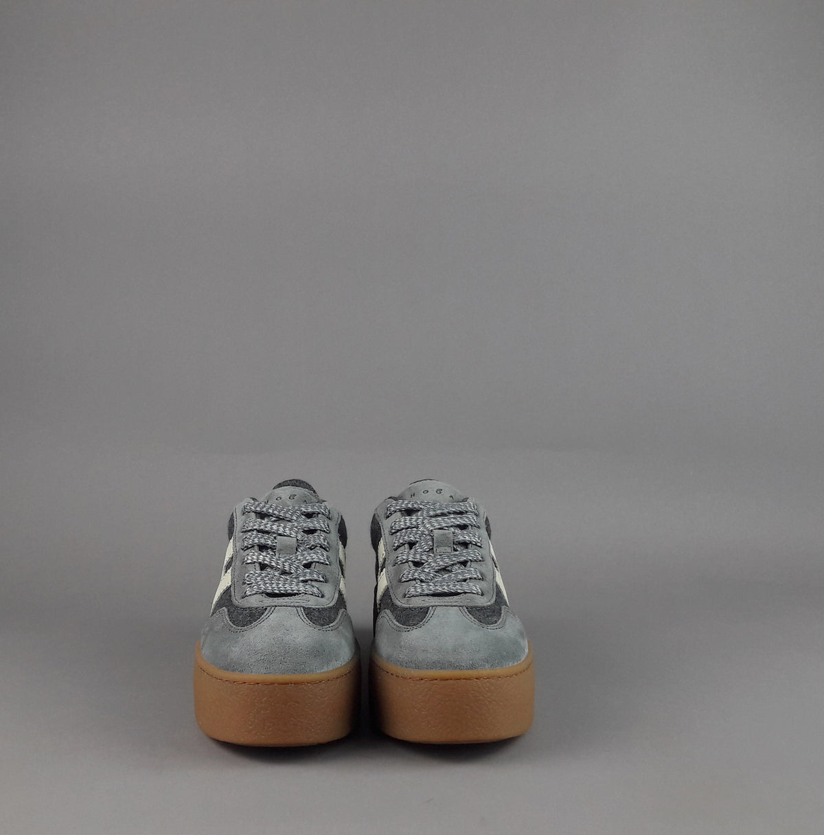 Hogan Sneakers Donna H698 Camoscio Grigio