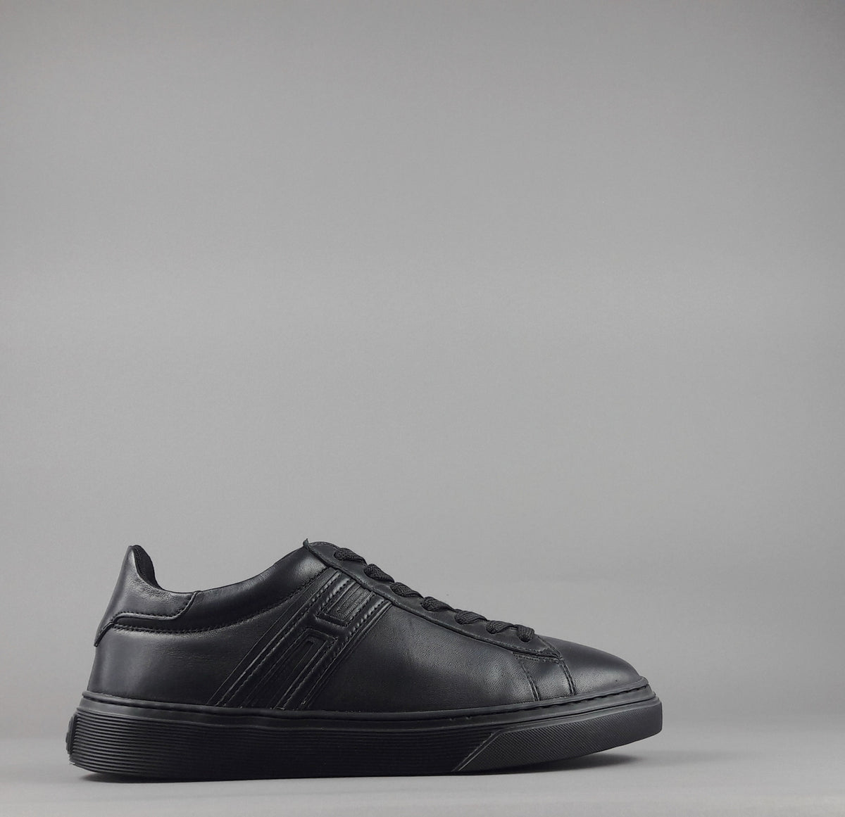 Hogan Sneakers H365 Uomo Pelle Nappa Nero H Canaletto