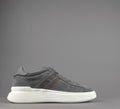 Hogan Sneakers H580 Uomo Camoscio Grigio H Lunga