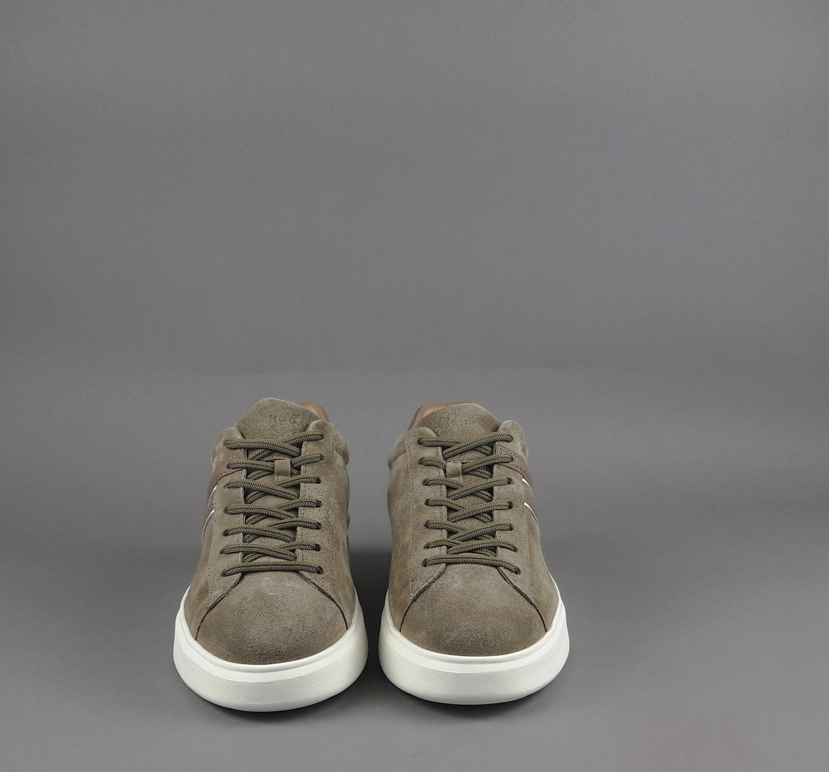 Hogan Sneakers H580 Uomo Camoscio Marrone Chiaro