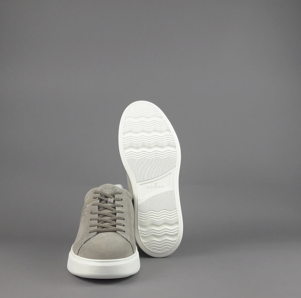 Hogan Sneakers H580 Uomo Camoscio Talpa H Lunga