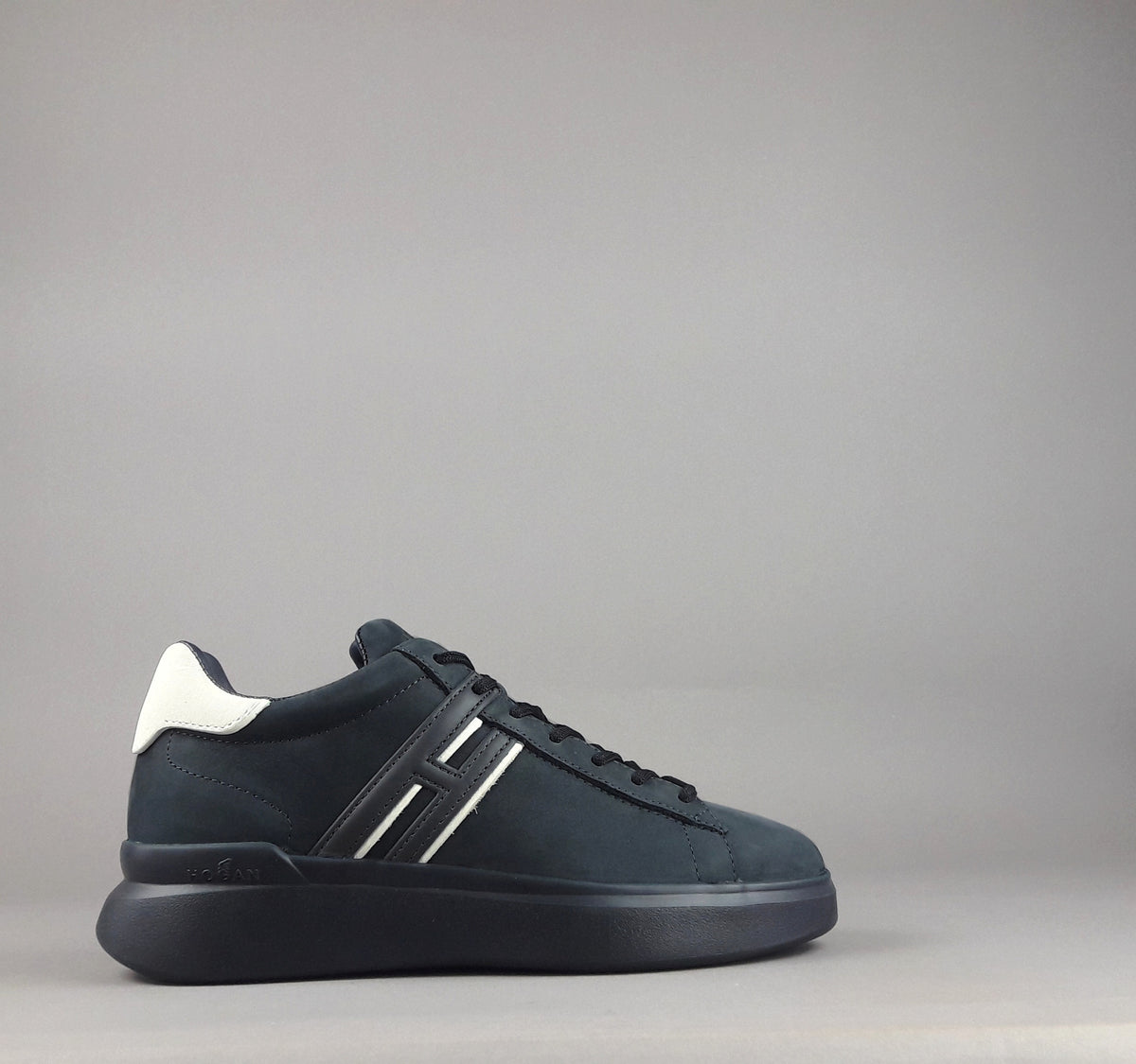Hogan Sneakers H580 Uomo Nabuk Blu Scuro