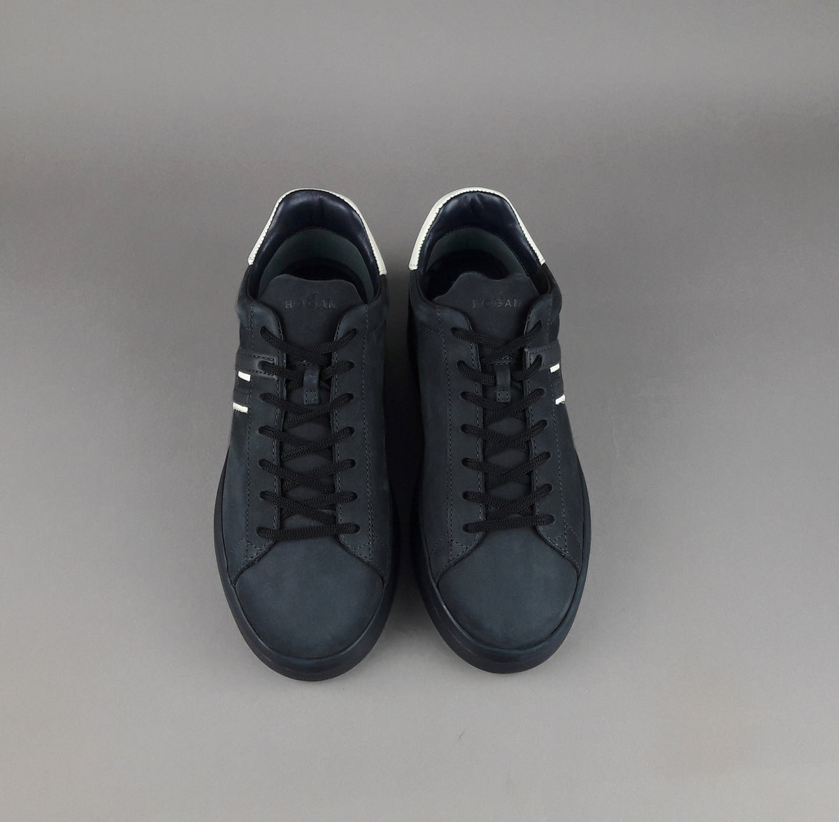 Hogan Sneakers H580 Uomo Nabuk Blu Scuro