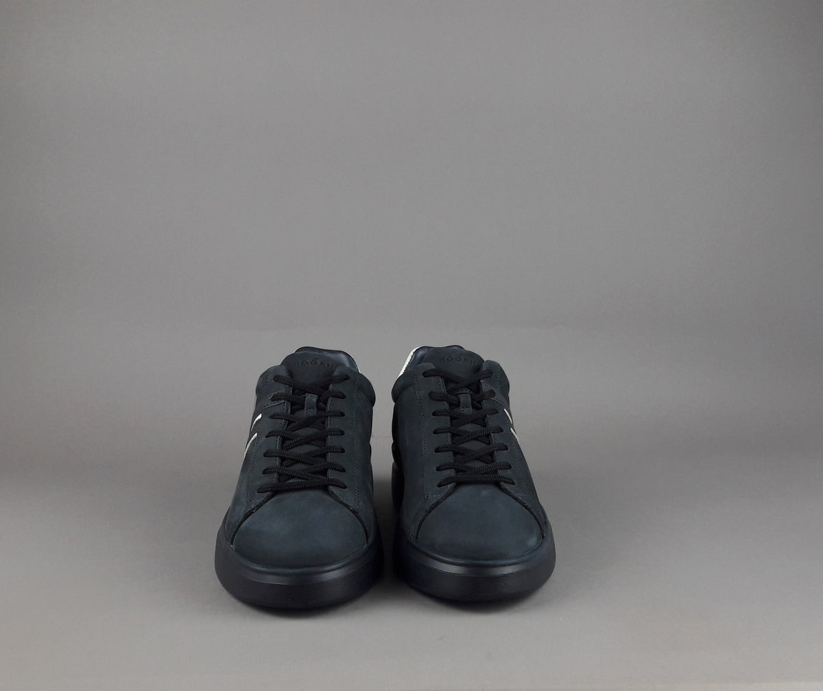 Hogan Sneakers H580 Uomo Nabuk Blu Scuro