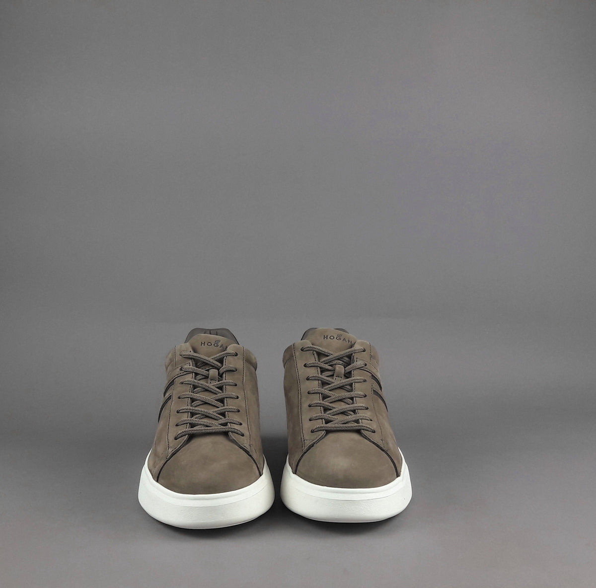 Hogan Sneakers H580 Uomo Nabuk Talpa Scuro