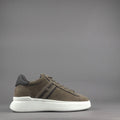 Hogan Sneakers H580 Uomo Nabuk Talpa Scuro