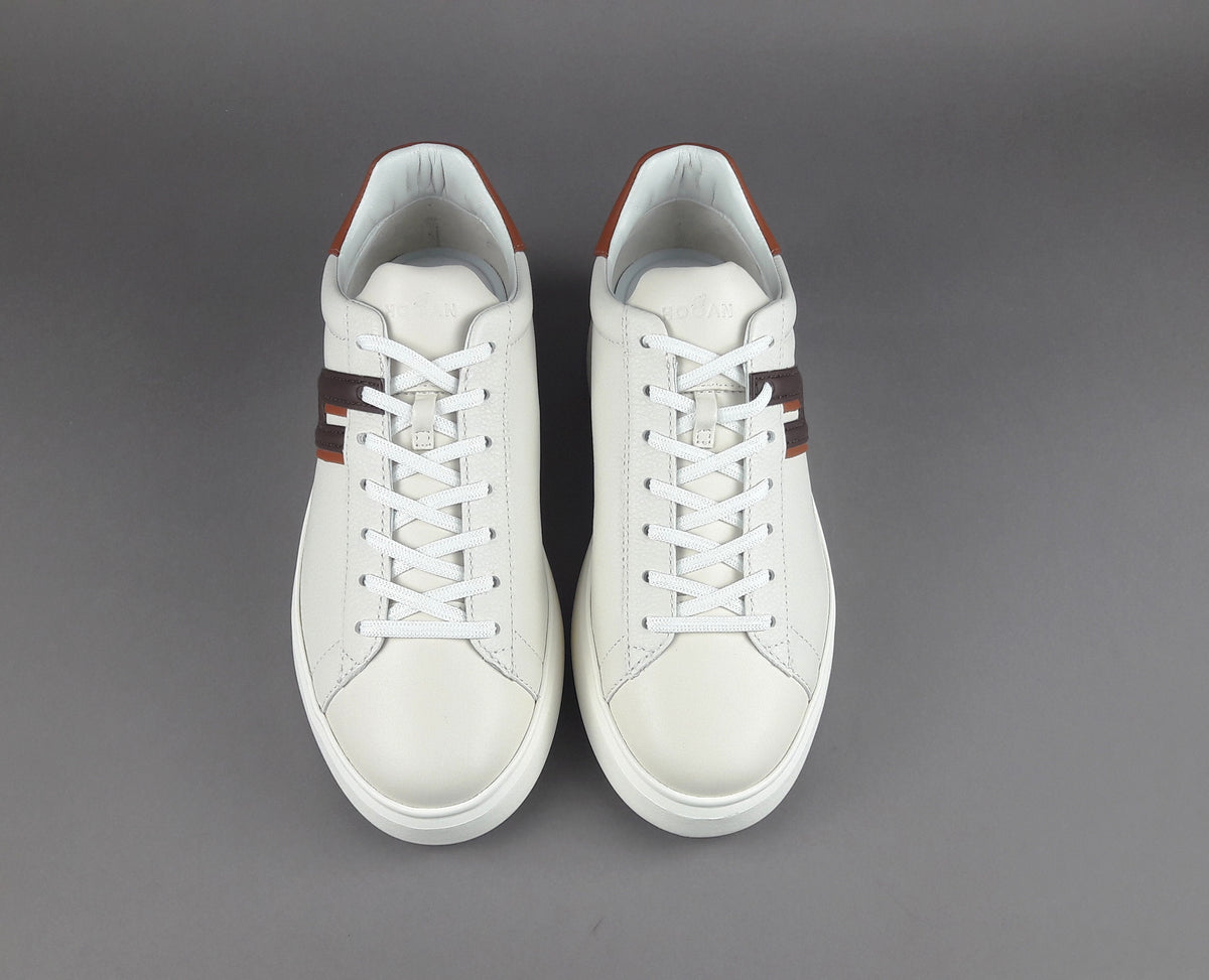 Hogan Sneakers H580 Uomo Pelle Avorio H Lunga