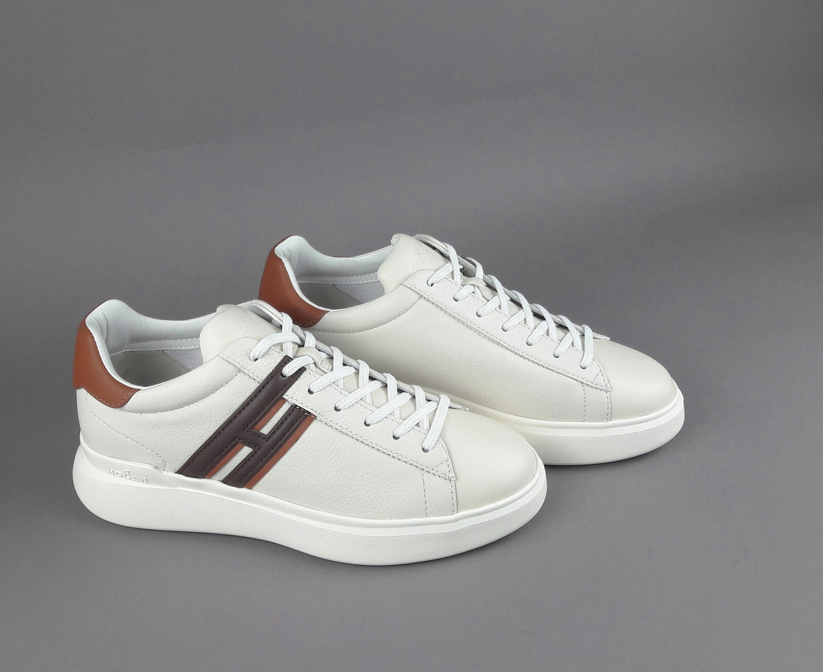 Hogan Sneakers H580 Uomo Pelle Avorio H Lunga