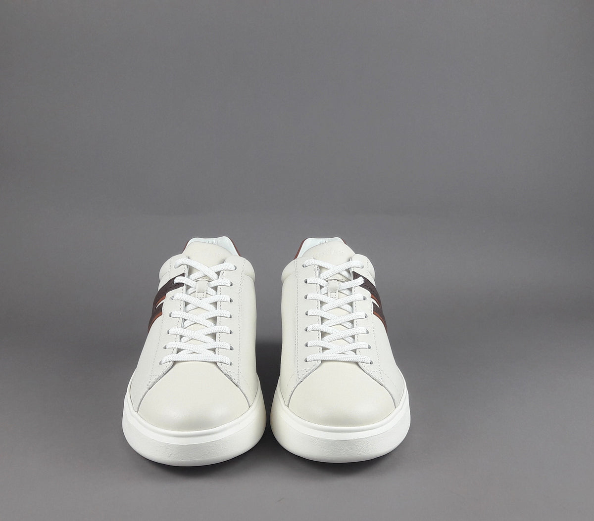 Hogan Sneakers H580 Uomo Pelle Avorio H Lunga