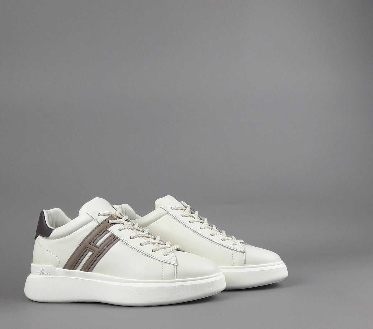 Hogan Sneakers H580 Uomo Pelle Avorio