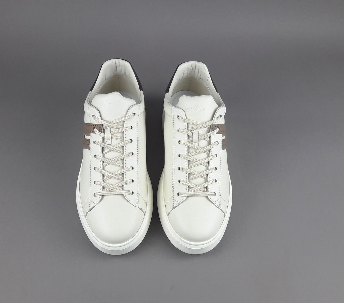 Hogan Sneakers H580 Uomo Pelle Avorio