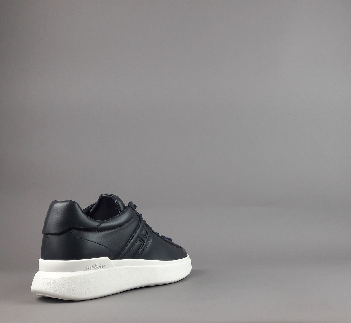 Hogan Sneakers H580 Uomo Pelle Blu Scuro
