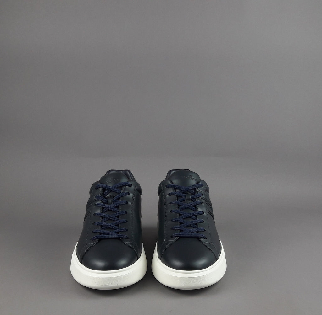 Hogan Sneakers H580 Uomo Pelle Blu Scuro