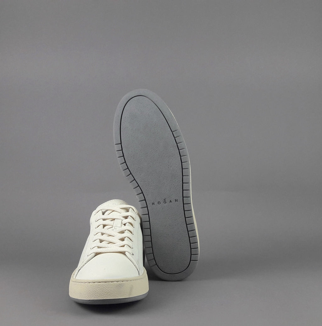 Hogan Sneakers H672 Uomo Pelle Avorio H Bucata
