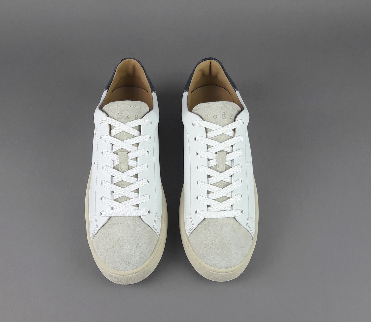 Hogan Sneakers H672 Uomo Pelle Bianco H Bucata