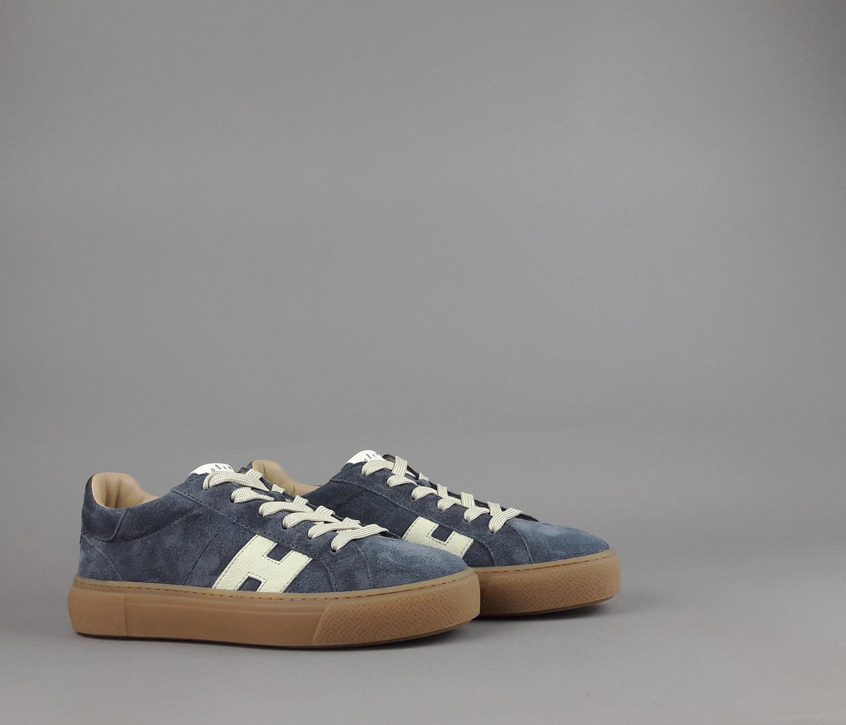 Hogan Sneakers H705 Uomo Camoscio Blu