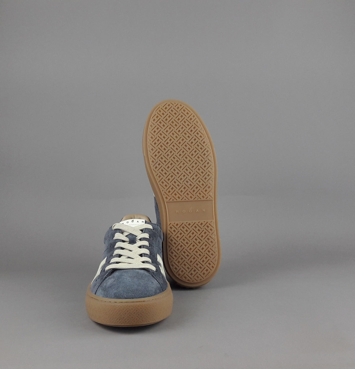 Hogan Sneakers H705 Uomo Camoscio Blu