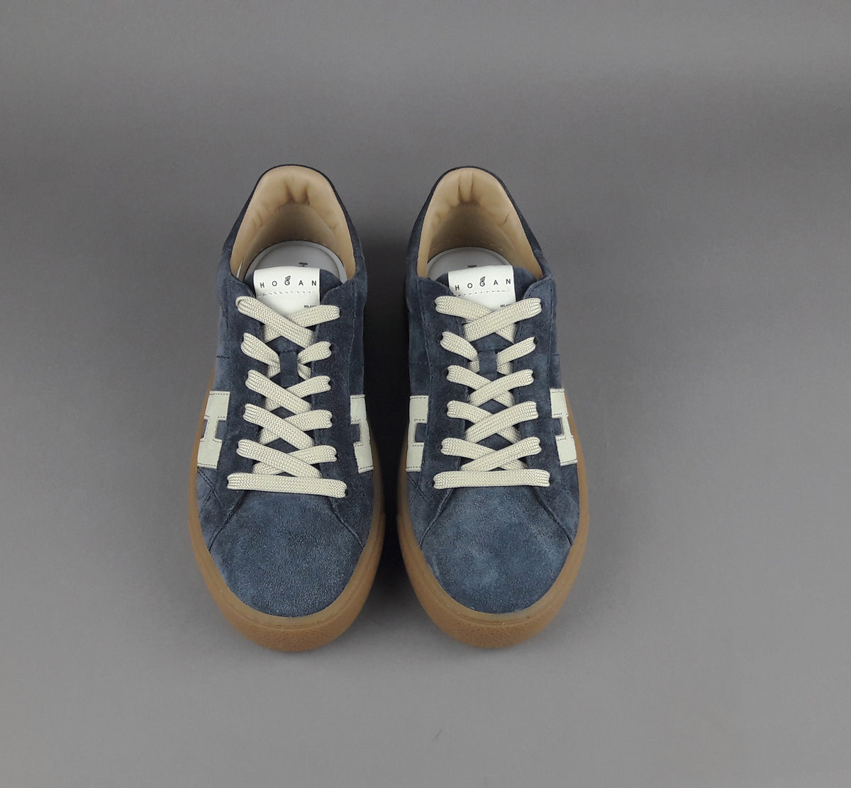 Hogan Sneakers H705 Uomo Camoscio Blu