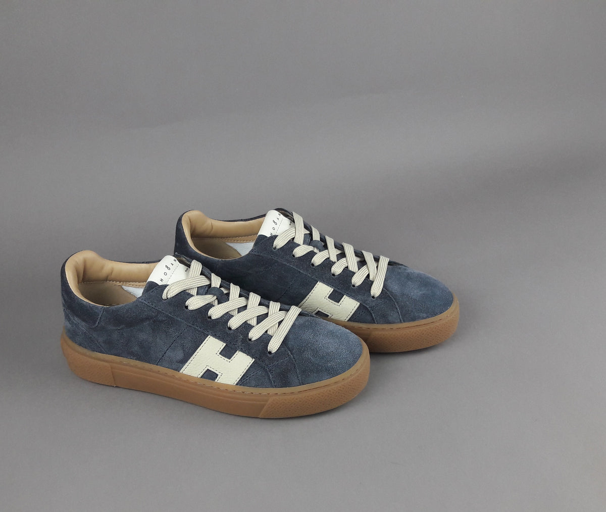 Hogan Sneakers H705 Uomo Camoscio Blu