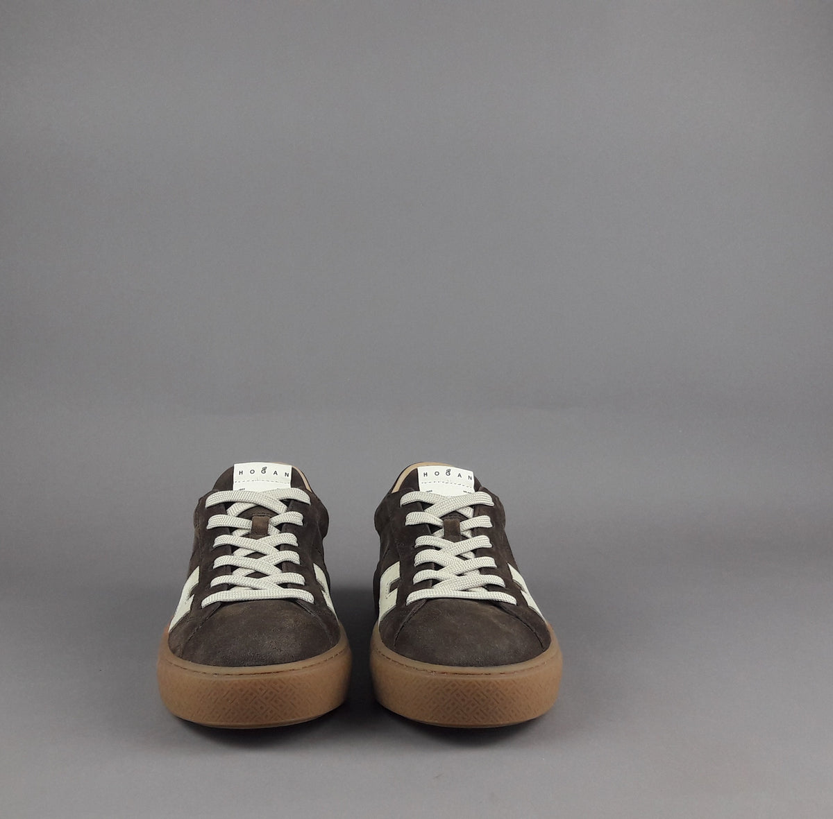 Hogan Sneakers H705 Uomo Camoscio Marrone