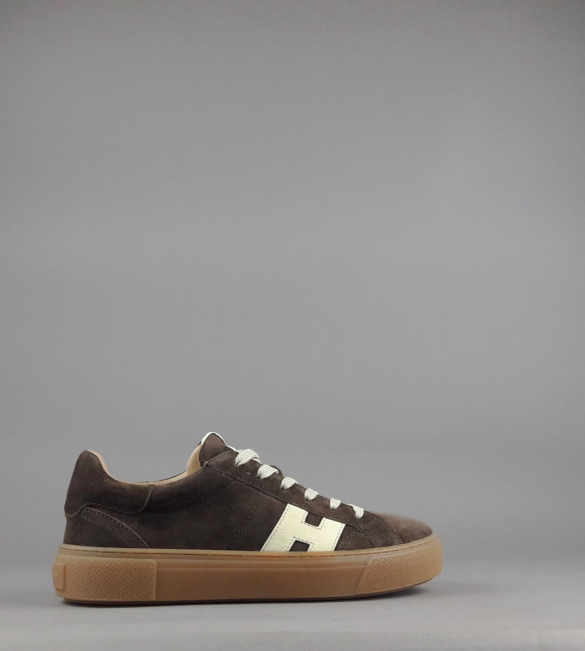 Hogan Sneakers H705 Uomo Camoscio Marrone