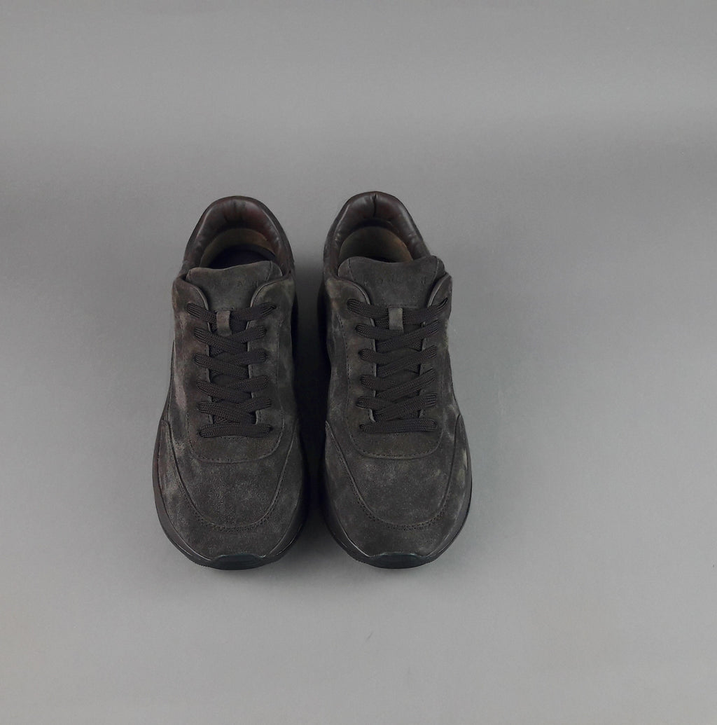 Hogan Sneakers Hi-Light H719 Uomo Camoscio Marrone Scuro