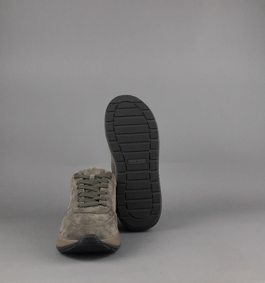 Hogan Sneakers Hi-Light H719 Uomo Camoscio Talpa Scuro