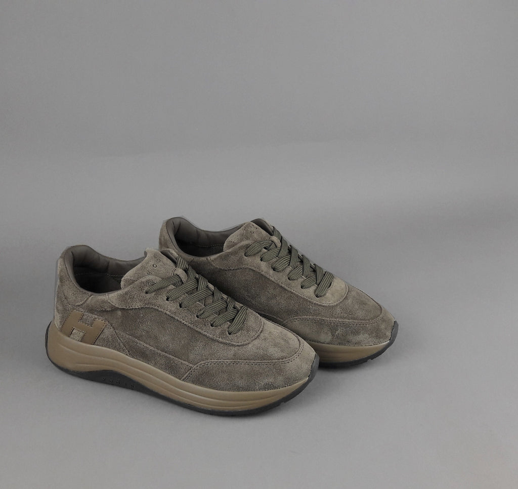 Hogan Sneakers Hi-Light H719 Uomo Camoscio Talpa Scuro
