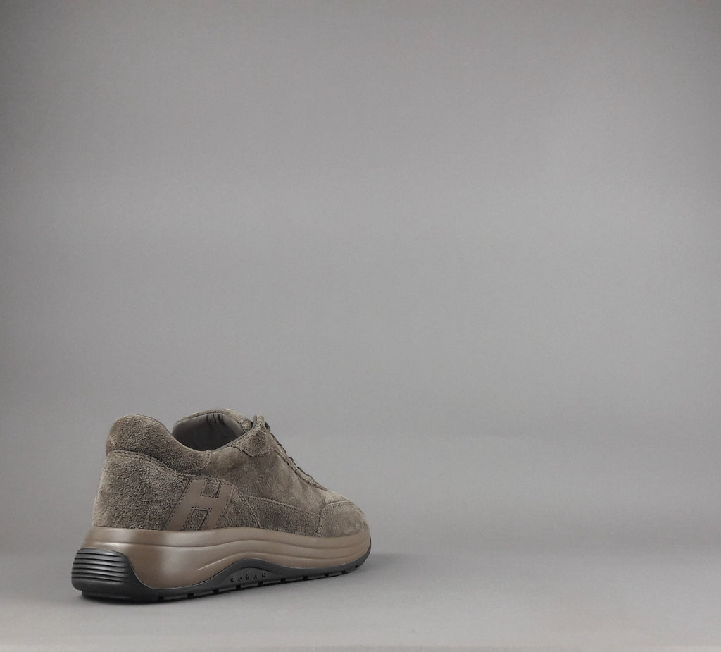 Hogan Sneakers Hi-Light H719 Uomo Camoscio Talpa Scuro