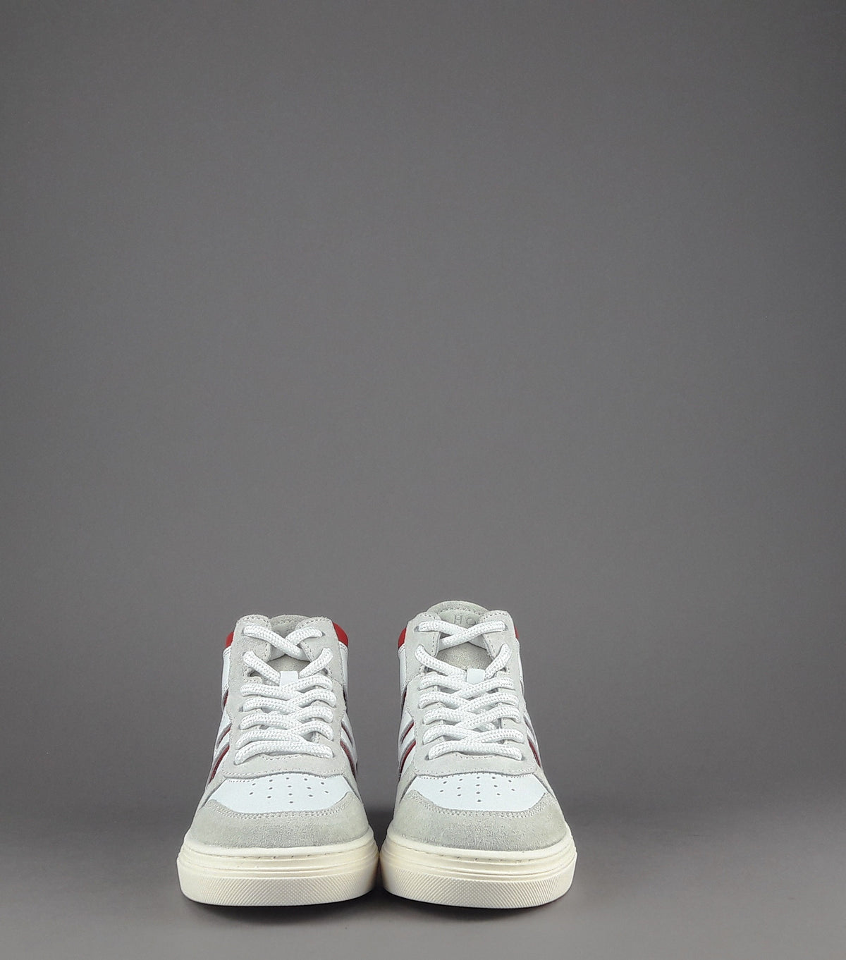 Hogan Sneakers J340 Junior Camoscio Pelle Bianco H Lunga