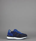 Hogan Sneakers J484 Junior Camoscio Tela Scuba Blu Scuro Blu H Tessuto