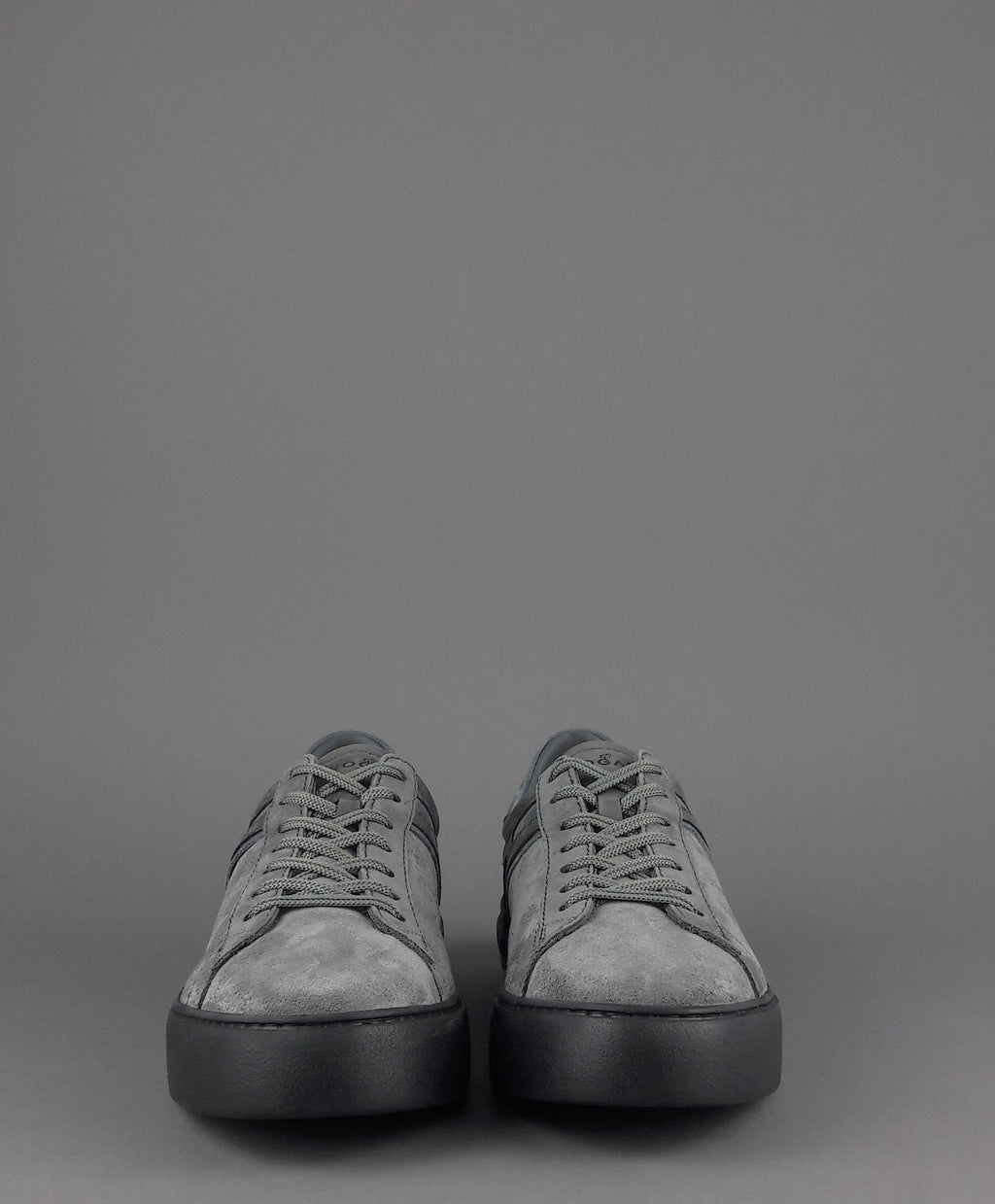 Hogan Sneakers Rebel Uomo Camoscio Nabuk Grigio