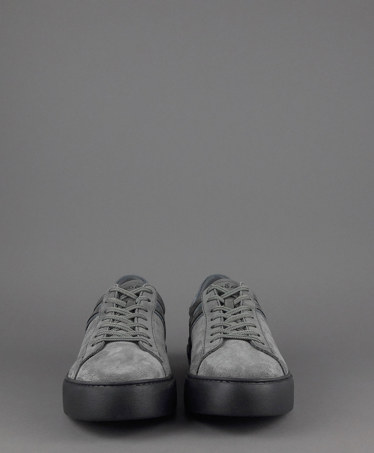 Hogan Sneakers Rebel Uomo Camoscio Nabuk Grigio