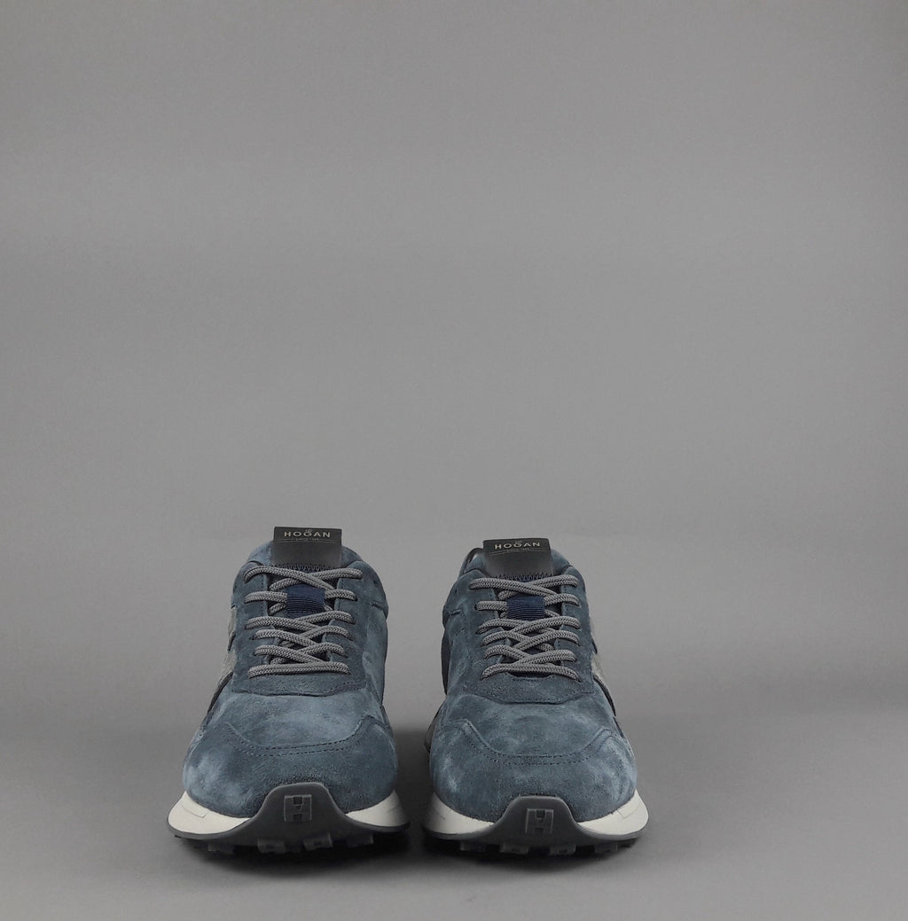 Hogan Sneakers Uomo H601 Camoscio Avion Chiaro H Camoscio