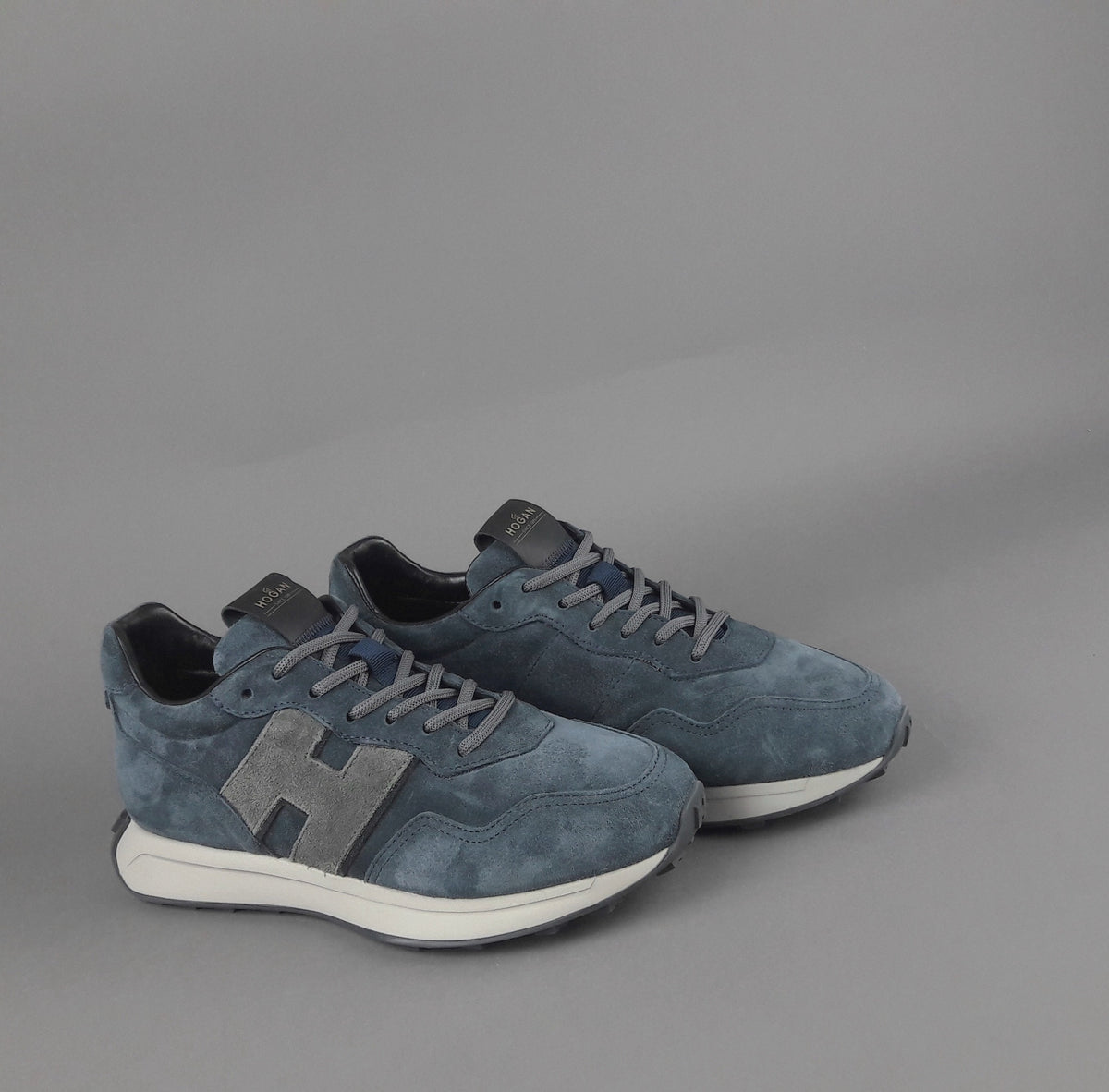 Hogan Sneakers Uomo H601 Camoscio Avion Chiaro H Camoscio