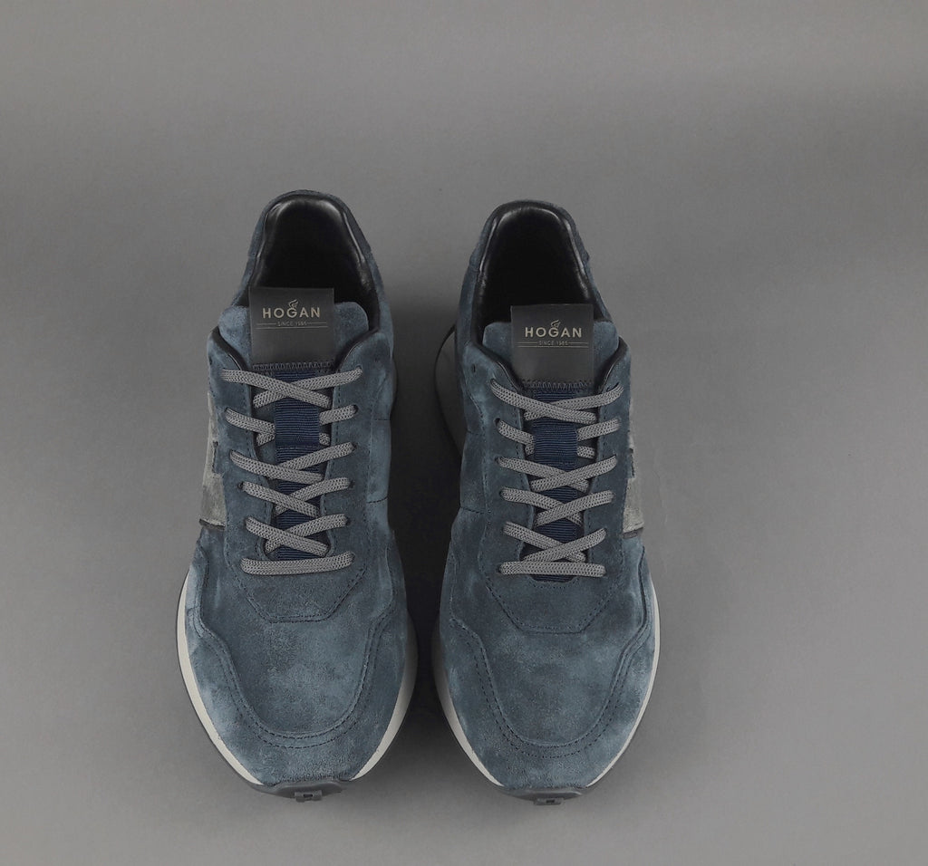 Hogan Sneakers Uomo H601 Camoscio Avion Chiaro H Camoscio