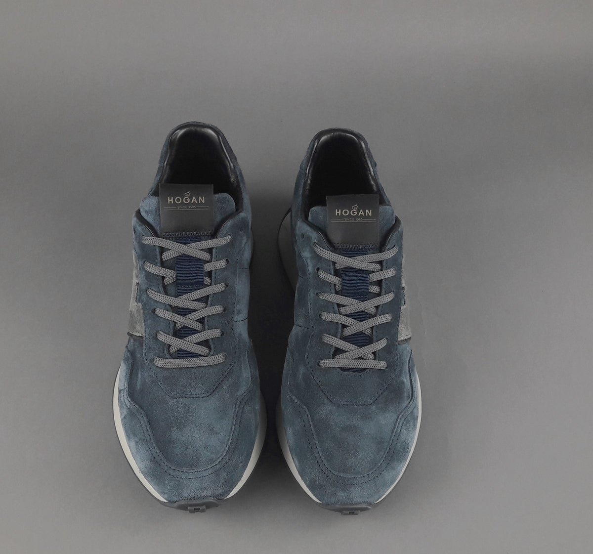 Hogan Sneakers Uomo H601 Camoscio Avion Chiaro H Camoscio
