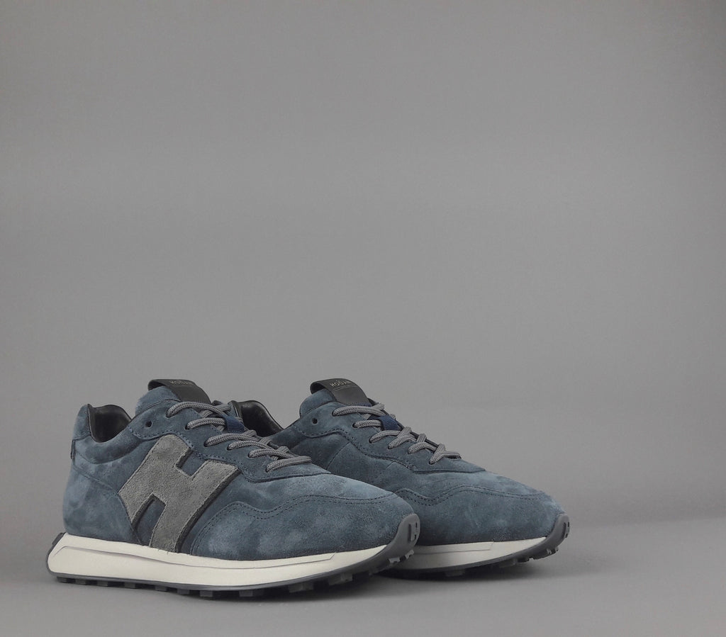 Hogan Sneakers Uomo H601 Camoscio Avion Chiaro H Camoscio