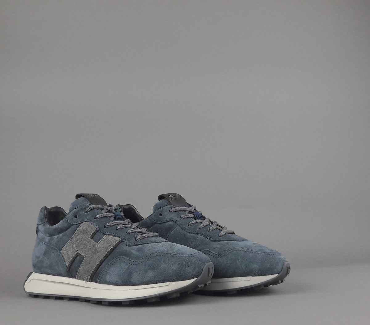 Hogan Sneakers Uomo H601 Camoscio Avion Chiaro H Camoscio