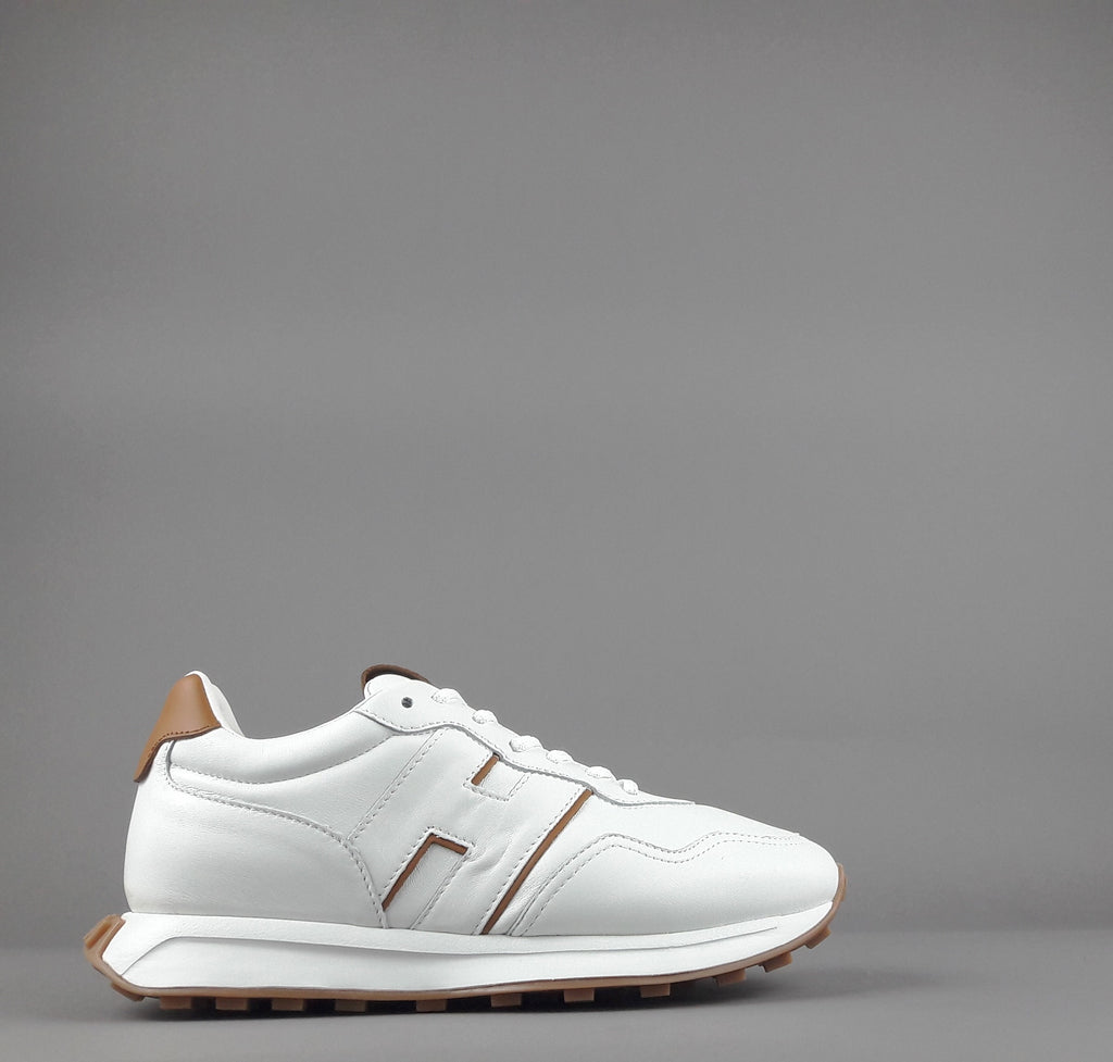 Hogan Sneakers Uomo H601 Pelle Nappa Bianco